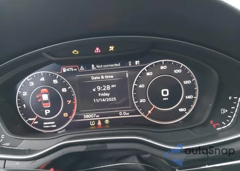 2019 Audi A4 45 Premium z USA, uszkodzony, nr VIN WAUFNAF45KA062502